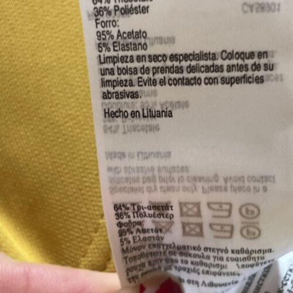 Karen Millen Yellow High Low Midi Dress US2 ($399) - Picture 10 of 11